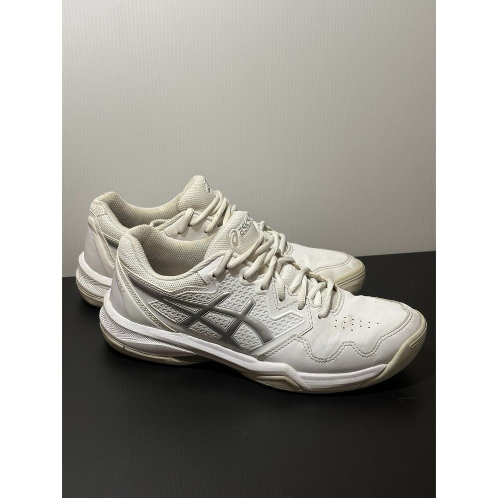 ASICS Women’s Gel Dedicate 8 All Wht Size 9 - Picture 2 of 8